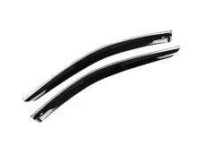 Lada Samara 2108 Window Wind Deflector Kit With a Chrome Stripe Cobra Tuning