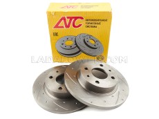 Lada Samara Tuning Brake Disc Set Drilled And Slotted