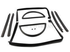 Lada Niva 2131 5-Doors Rear Doors Window Seal Kit Without Chrome Black Edition