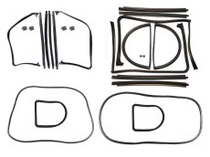 Lada Niva 2131 5-Doors Black Edition Full Window Seal Kit Without Chrome